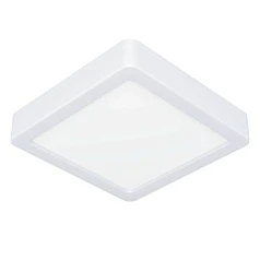 900589 Накладной светильник диммируемый FUEVA 5, 11W (LED), 3000K, L160, B160, H28, сталь, белый / пластик, белый в интернет-магазине