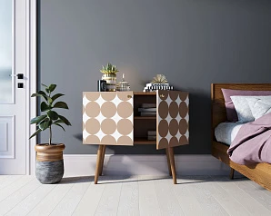 заказать Комод на высоких ножках "Berber" малый принт 17 арт BB13/Print_17