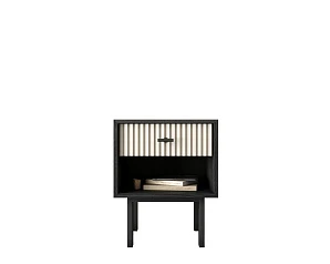 купить Тумбочка с верхним ящиком "Emerson" арт EM11/milky/L в интернет-магазине