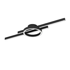 фото 900953 Потолочный светильник AMANDOLO, 23,5W(LED), 2850lm, L775, B200, H75, алюминий, сталь, черный/пластик, белый