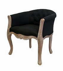 купить стильные Низкое кресло ретро Kandy Black в интернет-магазине