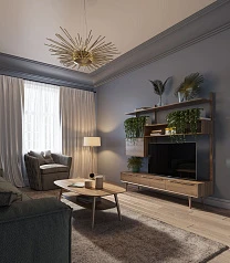 Стеллаж "Bruni" с ящиками арт BR-20