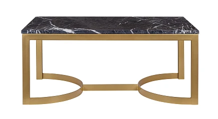 заказать Журнальный столик прямоугольный Aron Marble-Gd