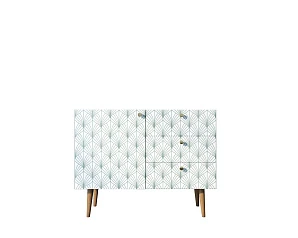 купить стильные Комод "Berber" три ящика и дверка 38 принт арт BB34/Print_38