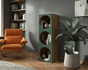 стильный Стеллаж узкий ROSA арт. R02 на заказ