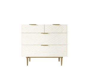 красивые Комод с четыремя ящиками "Line" LN14/GR1/beige в интернет-магазине