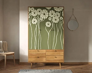 Шкаф трехстворчатый "Berber" принт 53 арт BB02/Print_53 в интернет-магазине