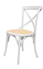 Стул ретро Cross Back White в интерьере
