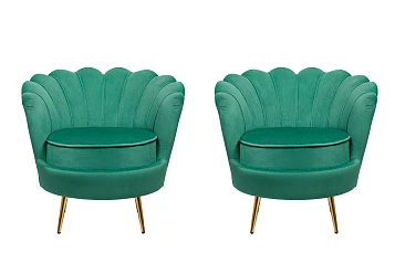 купить стильное Комплект кресел ракушка Pearl Green V2