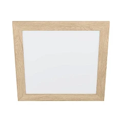 купить красивые 99471 Потолочный светильник PIGLIONASS, LED 20W, 2850lm, L500, B500, H55, сталь/пластик/дерево, белы