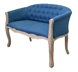 фото Диван французский стиль Kandy Double Blue бежевый в интерьере