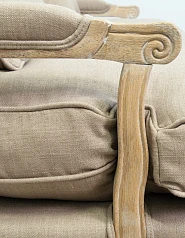 купить стильный Прямой диван модерн Yareli Brown серый в интернет-магазине