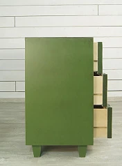 купить Зеленый комод "Emerald" 3 ящика арт DSC347ETG в интернет-магазине