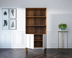 фото Стеллаж двухстворчатый "Andersen" арт AN12/2WH в интерьере