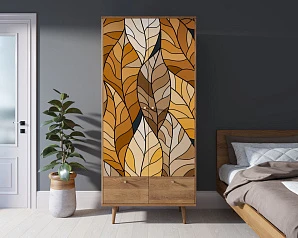 купить красивый Шкаф двухстворчатый "Berber" принт 8 арт BB16/Print_08 в интернет-магазине