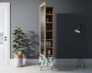 купить Буфет "Berber" одностворчатый с ящиком принт 44 арт BB48/Print_44 в интернет-магазине