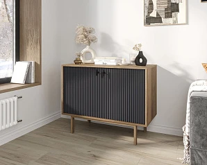 фото Комод с двумя дверками "Emerson" арт EM02/7024/L в интерьере