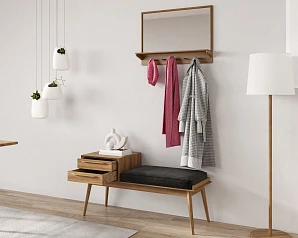 заказать Лавка с зеркалом "Bruni" арт BR40