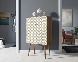 фото Комод на высоких ножках "Berber" 22 принт арт BB09/Print_22 в интерьере