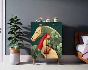 красивый Комод "Berber" большой  арт BB12/Art14 на заказ