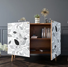 купить Комод "Berber" две дверки 9 принт арт BB04/Print_09