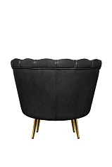 Низкое кресло ракушка Pearl Black V2