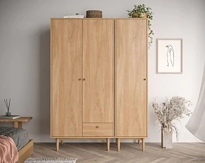 заказать Шкаф трехстворчатый Bubble Solid арт BBL114S