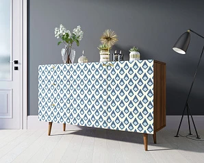 красивые Комод "Berber" с двумя дверками и ящиками принт 13 арт BB17/Print_13 на заказ