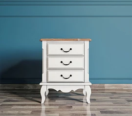 стильные Прикроватная тумба Leontina на три ящика арт ST9302/3