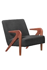 Кресло серое в стиле модерн Arrow BR V6 в интерьере