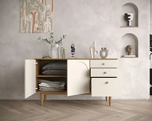 фото Комод с двумя дверками и ящиками "Arka" AR05