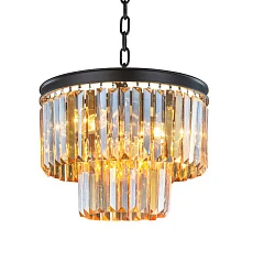 Люстра Odeon 2 Rings Amber в интерьере