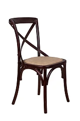 фото Стул Cross Back Chocolate в интерьере