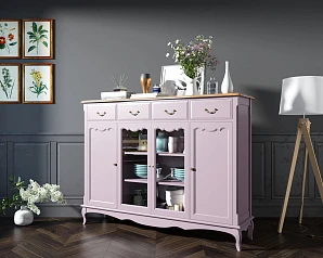 Комод-витрина Leontina Lavanda арт ST9363L