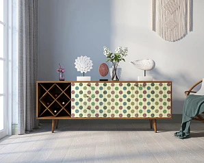 заказать Комод "Berber" удлиненный с бутылочницей 24 принт арт BB15/Print_24 в интернет-магазине