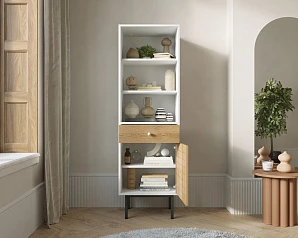 купить Стеллаж с ящиком и дверкой KOTO арт KT23 в интернет-магазине