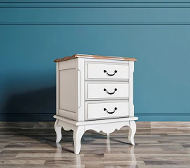 стильные Прикроватная тумба Leontina на три ящика арт ST9302/3