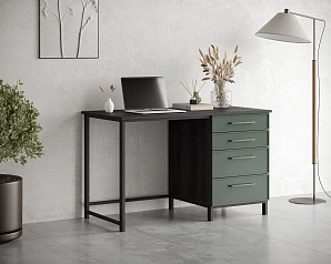 красивые Стол рабочий "Nicole" c одной тумбой NR23G на заказ