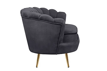 купить стильные Дизайнерский двухместный диван Pearl Double Black в интернет-магазине