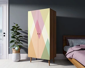 купить Шкаф малый двухстворчатый "Berber" принт 16 арт BB08/Print_16