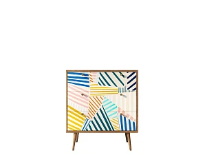 фото Комод "Berber" три ящика 42 принт арт BB40/Print_42 в интерьере