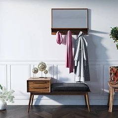 заказать Лавка с зеркалом "Bruni" арт BR40