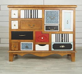 купить Комод "Gouache Birch"  темный арт M10594ETG/1 в интернет-магазине