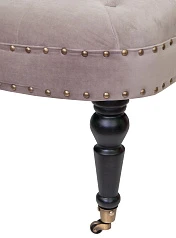 Низкое кресло Aviana Taupe Velvet на заказ