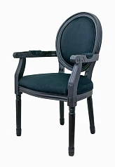 заказать Мягкий стул с подлокотниками Volker Arm Black