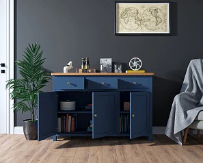 Комод "Jules Verne" 3 ящика 3 дверки арт JV38ETGB