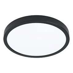 купить стильные 901014 Светодиодный накладной светильник с датчиком движения FUEVA 5, 20,5W (LED), 3000K, 2400lm, ?285, сталь, чёрный/пластик, белый в интернет-магазине