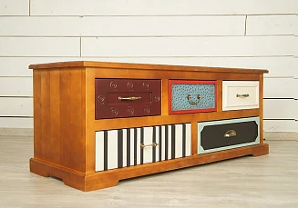 купить стильные Комод «Gouache Birch» горизонтальный арт M10526ETG/1