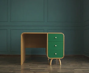 фото Рабочий стол "Ellipse" с одной тумбой арт EL08/2G