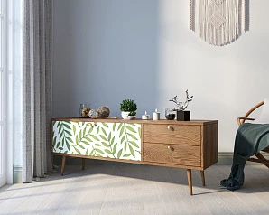 стильные Комод "Berber" два ящика и две дверки 28 принт арт BB27/Print_28